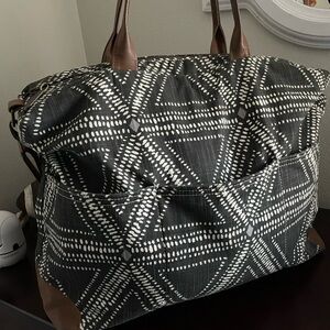 RSD Elizabeth Weekender Charcoal Black and Plum